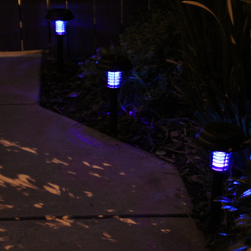 Pure Garden Solar Bug Zapper LED and UV Light