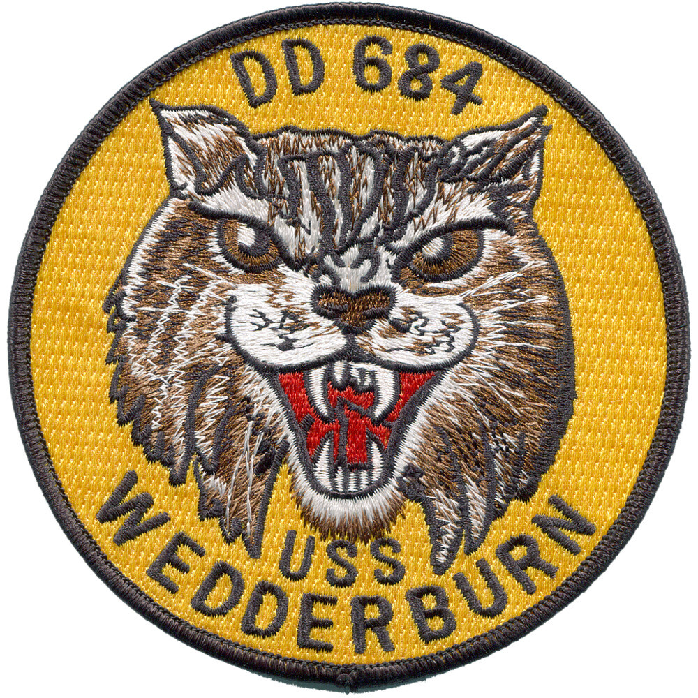 USS Wedderburn DD-684 Patch
