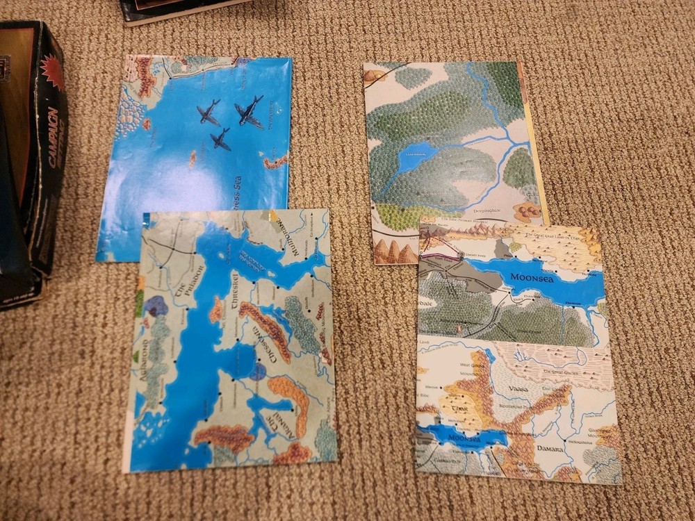 AD&D Dungeons & Dragons Forgotten Realms Campaign Setting Box