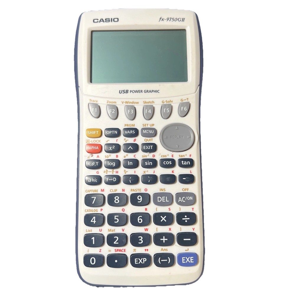 Casio Graphing Calculator White FX-9750GII