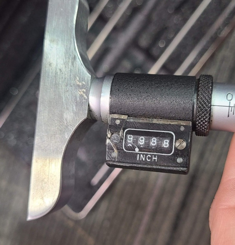 Starrett 446 Digital Micrometer Depth Gage Kit - READ