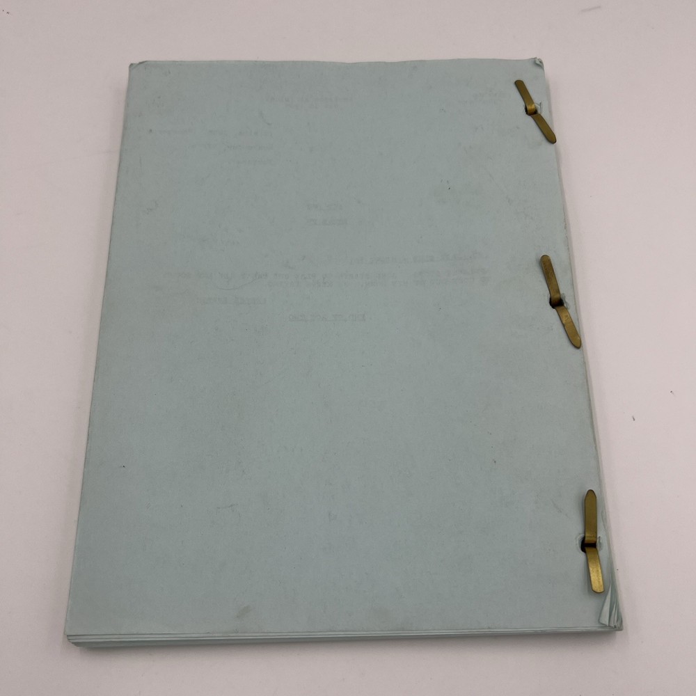 1995 Seinfeld Used Television TV Sitcom Script "The Rye" Revised Table Draft