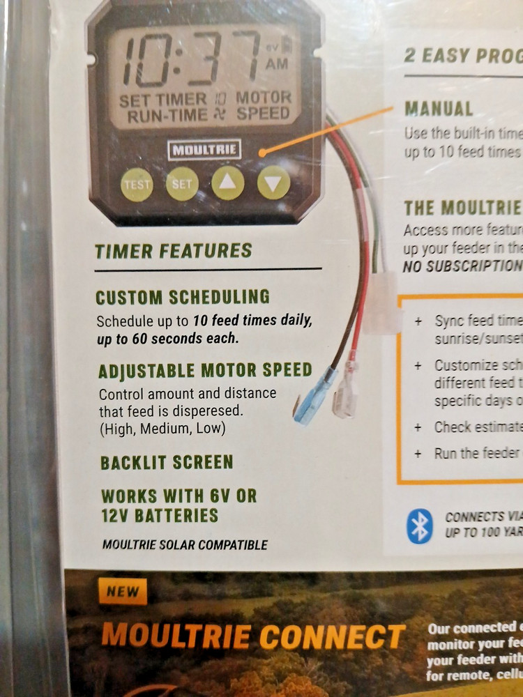 Moultrie Universal Digital Timer III - Deer Feeder Timer - Digital Timer System