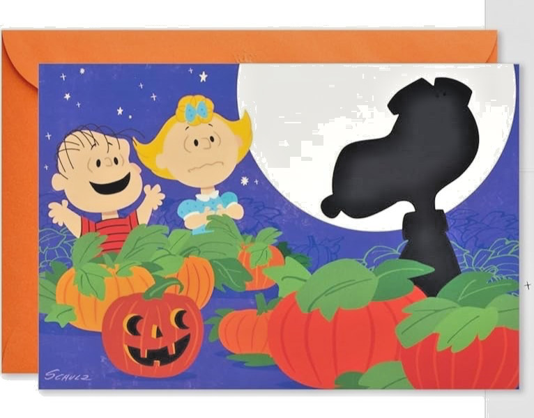 Hallmark Snoopy Halloween Card