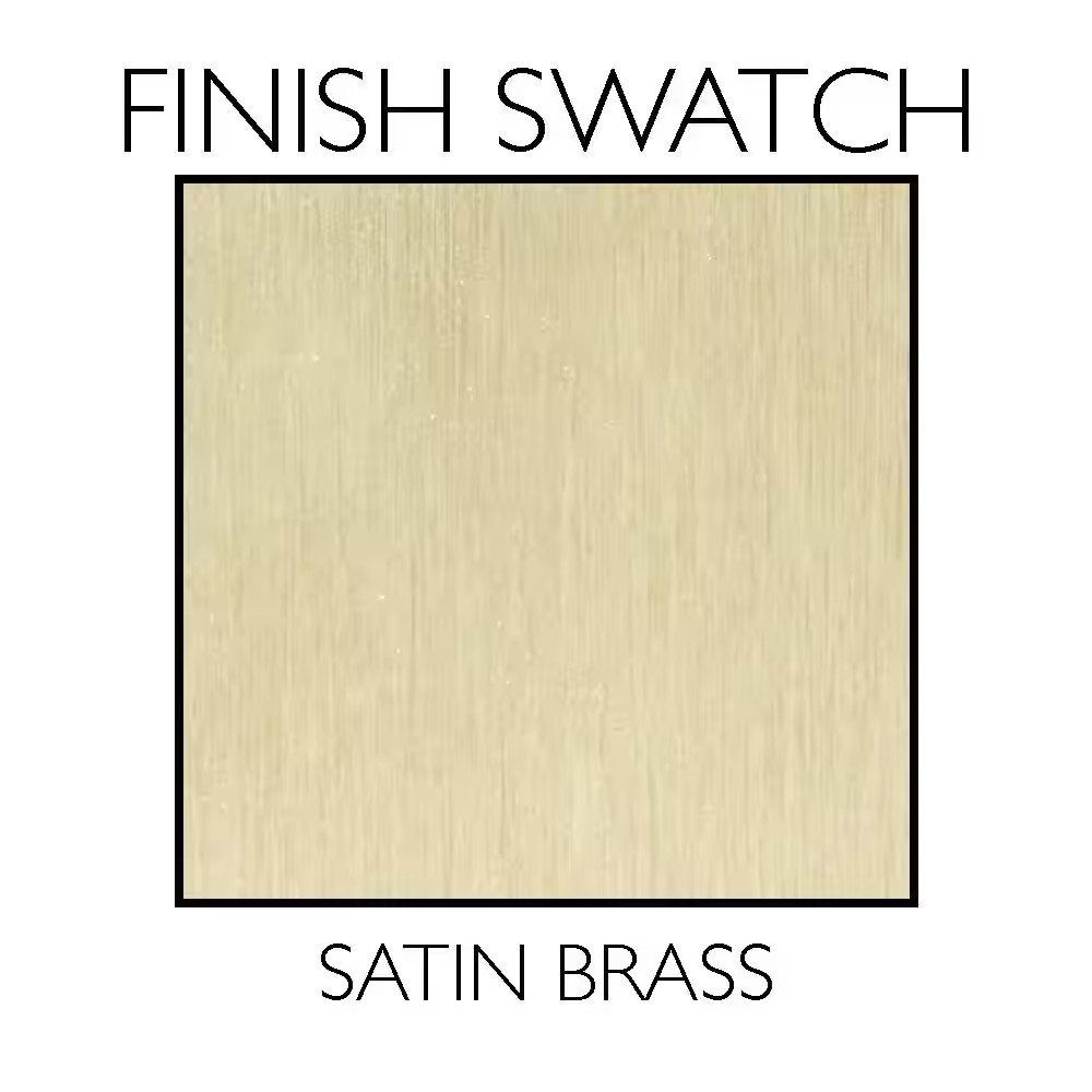 4 In. X 5/8 In. Radius Satin Brass Door Hinge Value Pack (10 per Pack)