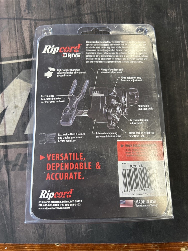 Rip Cord Left Hand Arrow Rest