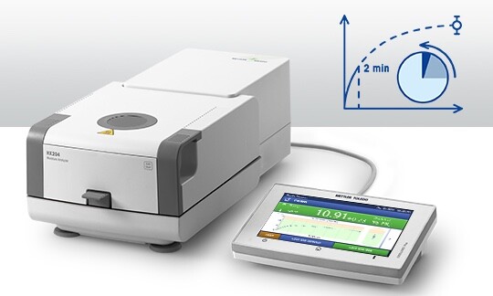 Mettler Toledo HX204 Moisture Analyzer