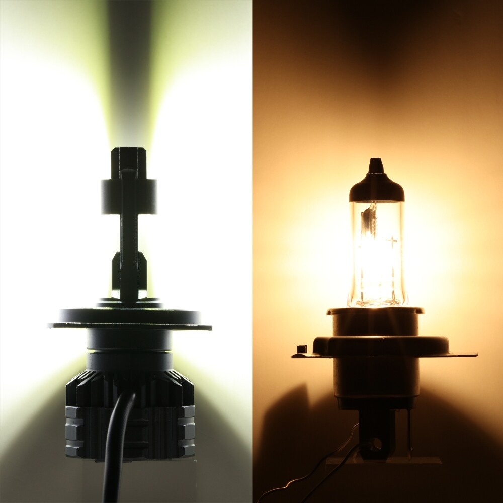 for Ski Doo REV XP XS XR 2003-2018 Snow LED Headlight Kit High & Low Bulb+CANBUS