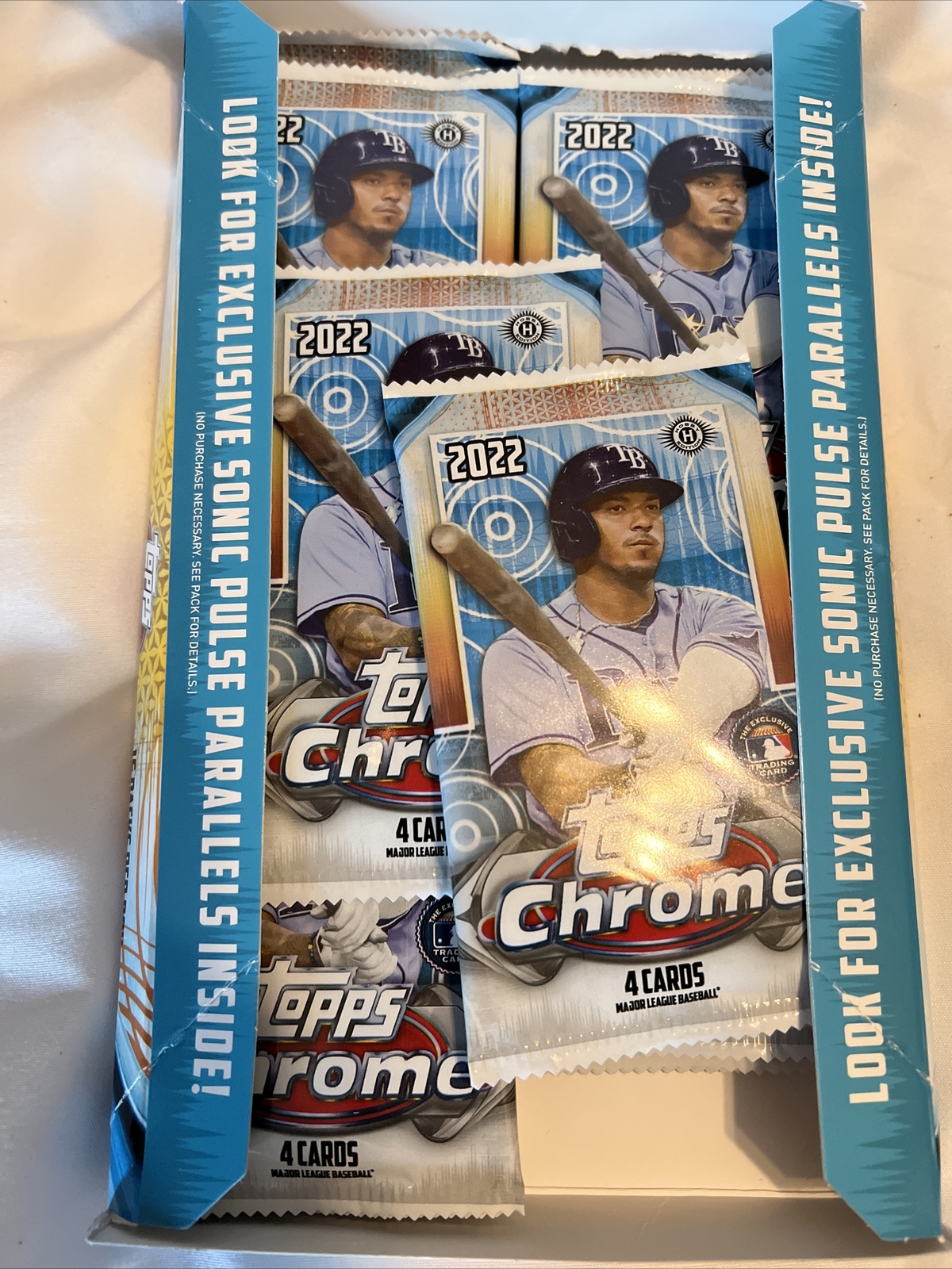 2022 Topps Chrome Sonic Baseball Factory Sealed 16 Pack Lot from box READ