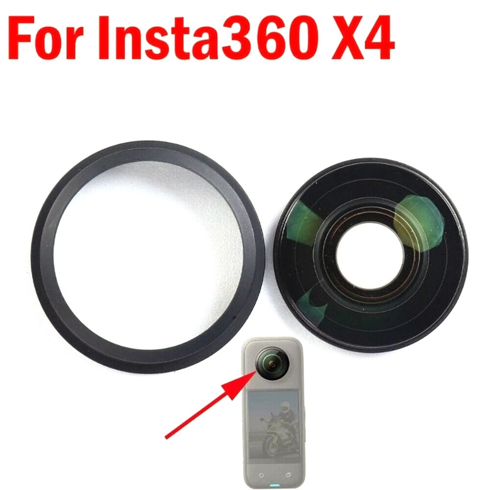 1 Set For Insta360 One X4 New Version Lens Glass&Fixed Frame Easy Replacement