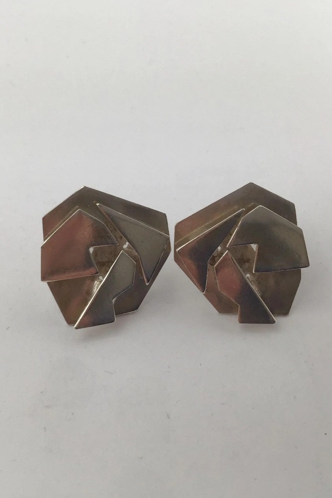 Aage Fausing / Rey Urban Sterling Silver Modern Earrings