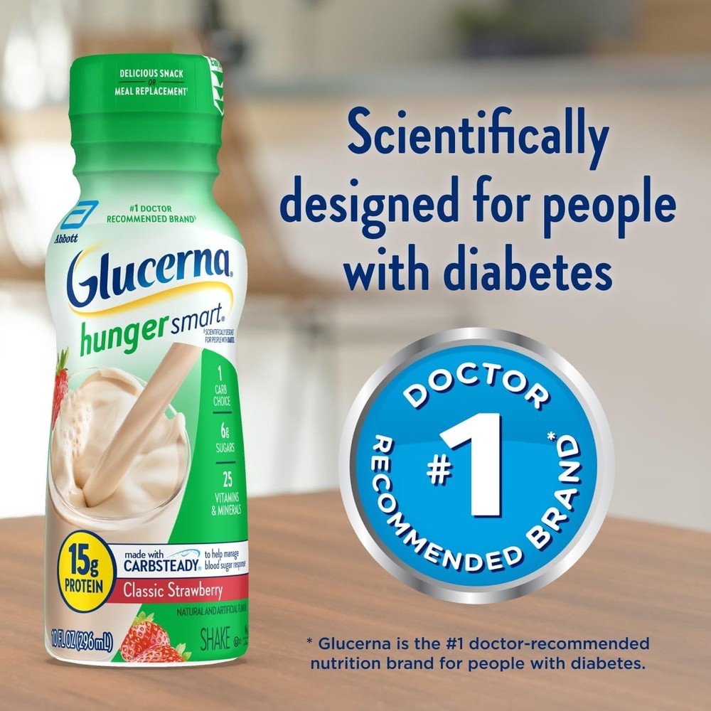 Strawberry Diabetic Meal Shake