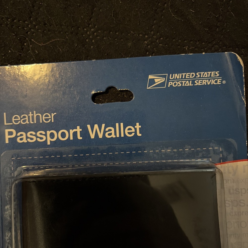 Leather Passport Wallet USPS