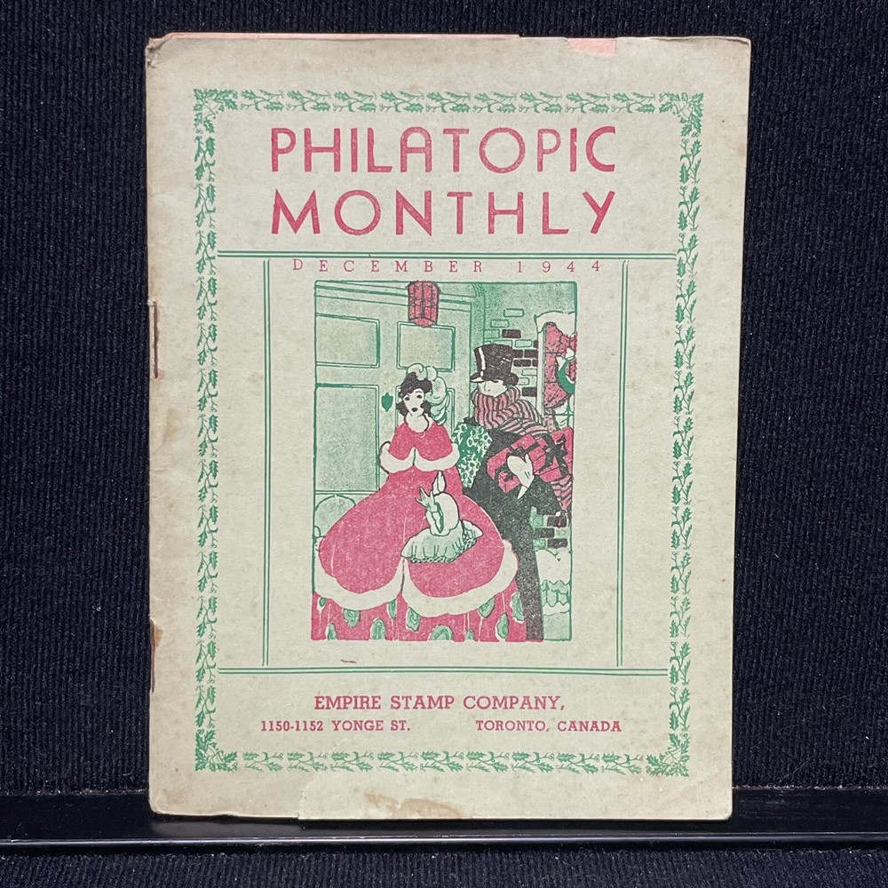 Philatopic Monthly Empire Stamp Company Collectors Booklet Vintage December 1944
