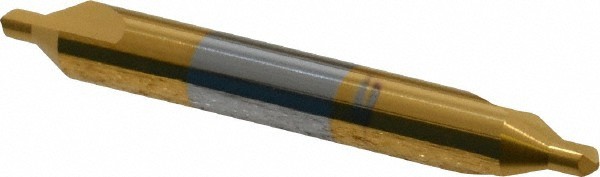 Hertel #3 Plain Cut 60? Incl Angle Solid Carbide Combo Drill & Countersink 1/...