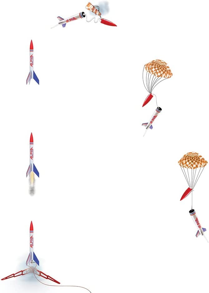 Estes Flying Model Rocket Kit Alpha EST 1225