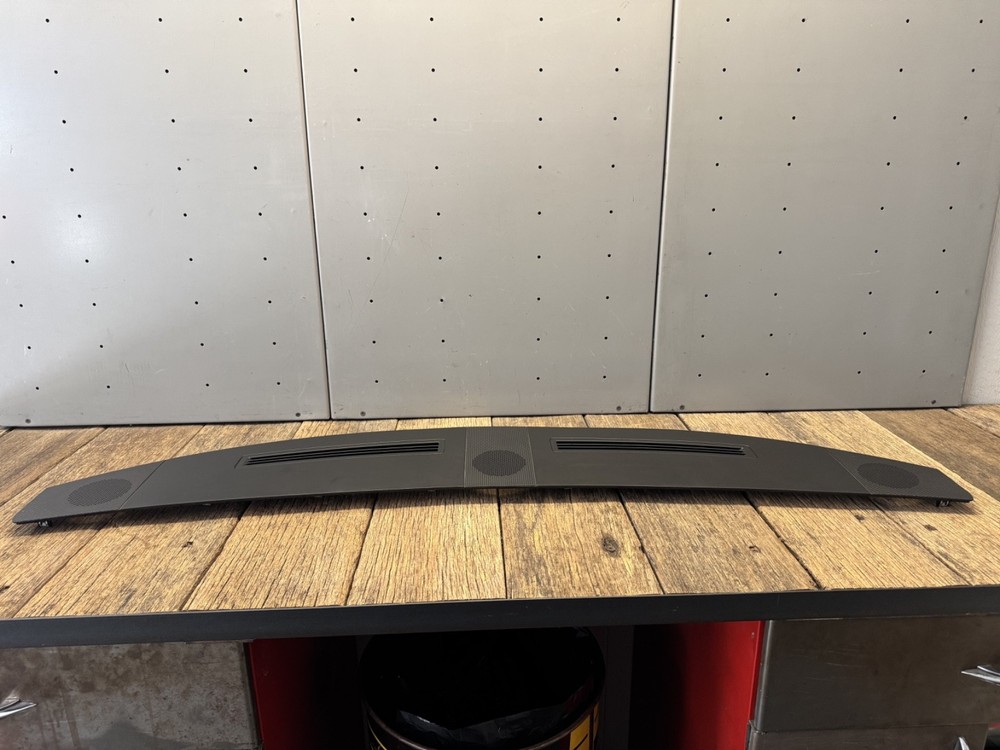 08-14 Dodge Challenger Dash Defrost Upper Trim Panel OEM Grille Dark Gray