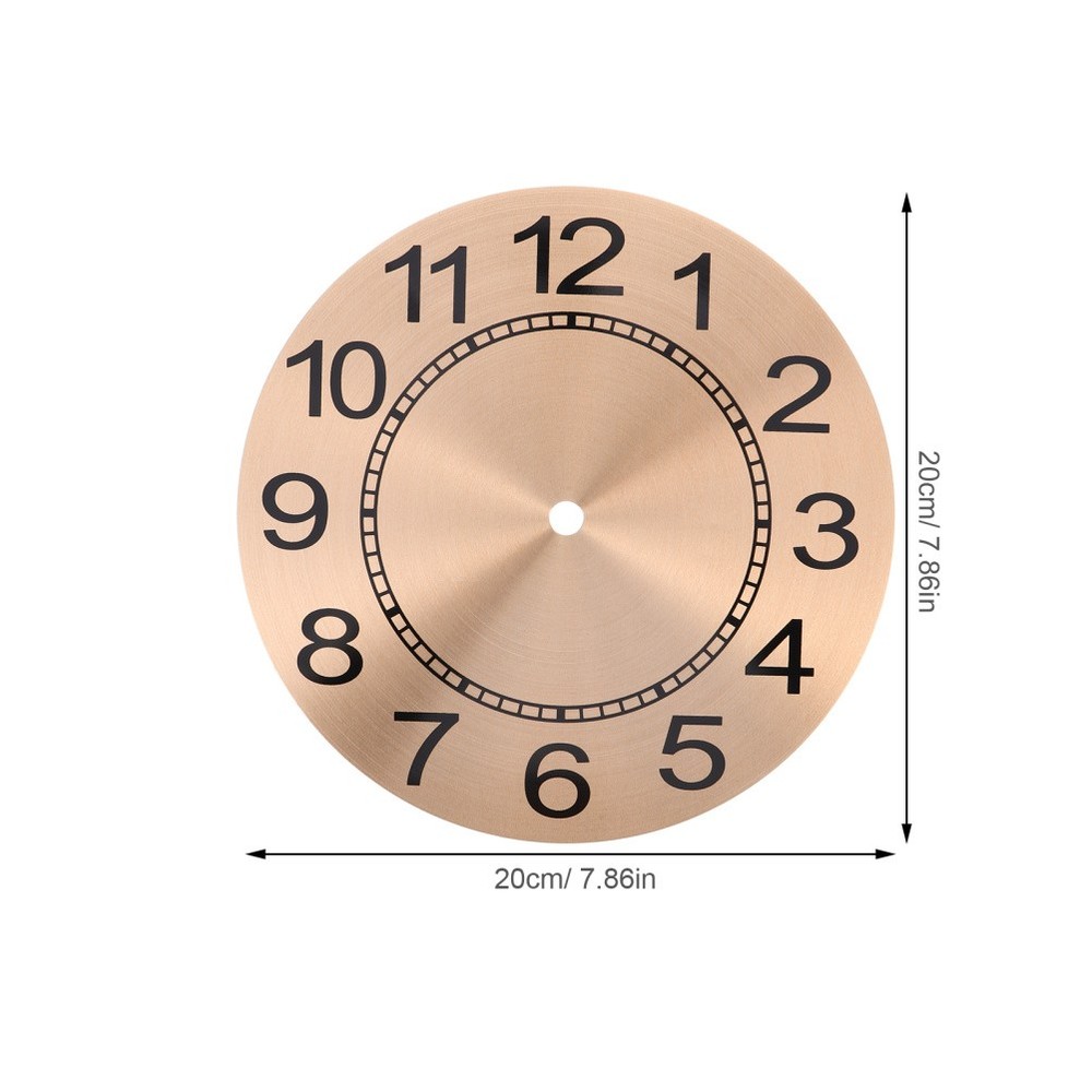 Metal Dial Accessories Replacement Clock Parts DIY Faces for Making