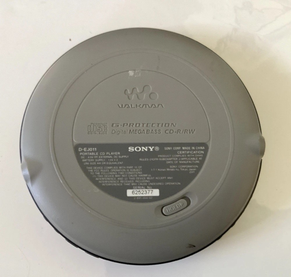 Sony Walkman CD Player D-EJ011 - Not Tested