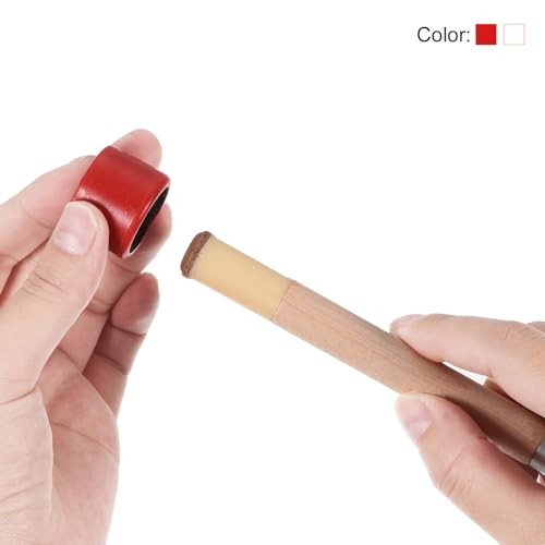 Round Billiard Cue Tip Sander, 4 Pack Rubber Cue Pool Tip Shaper Sanding Tool