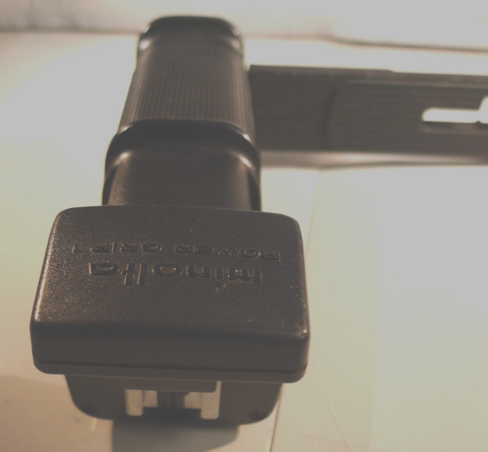 Minolta Power Grip 1 For Camera Flash +Camera Bracket - Made in Japan