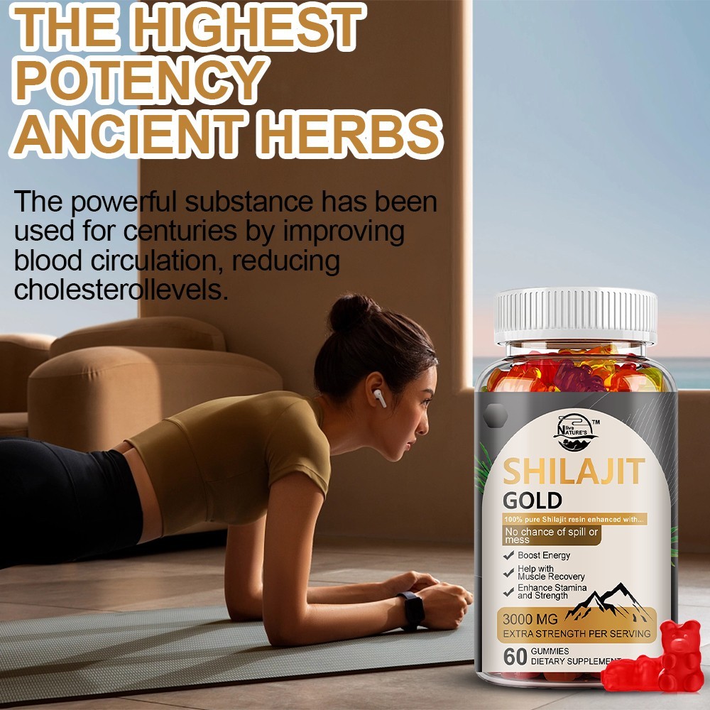 (2 Pack) Shilajit Gummies Max Strength | Pure 100% Authentic Himalayan Origin