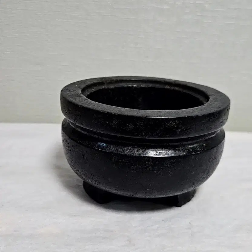 Vintage Soapstone Incense Burner with Tripod