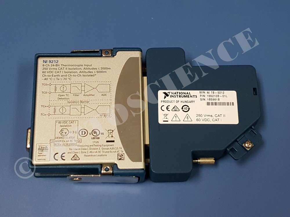National Instruments NI 9212 cDAQ Temperature / Thermocouple Input Module