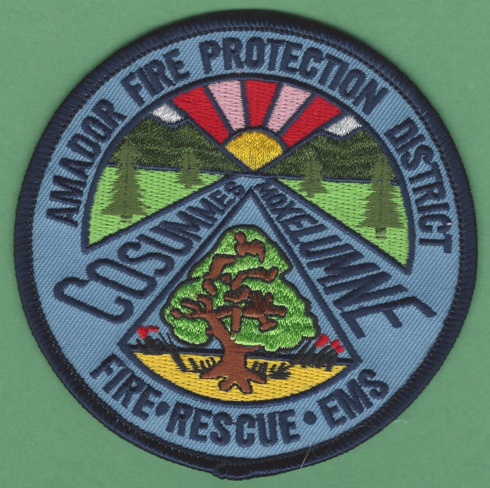 AMADOR CALIFORNIA FIRE RESCUE PATCH