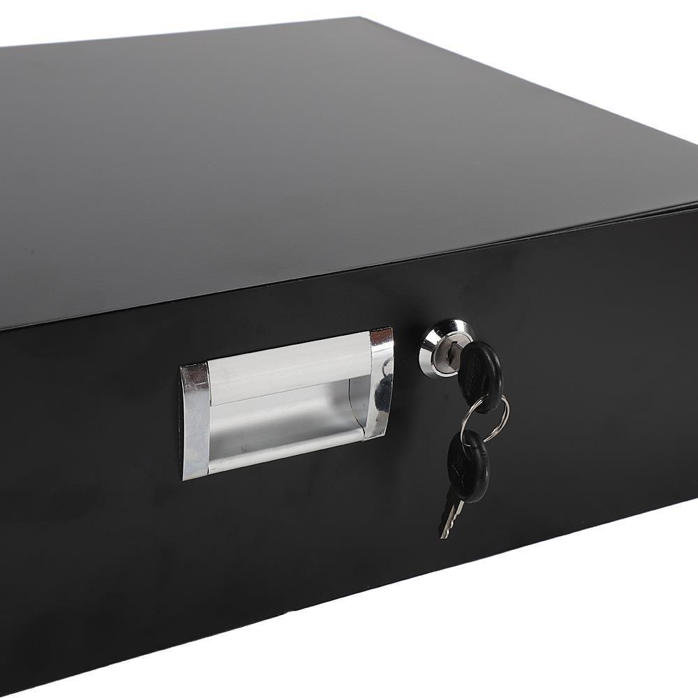 19 " Rack Mount 3U Locking Drawer Audio DJ Server Rack Storage Deep Cabinet