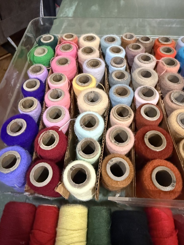 Pretty Punch Dial-A-Loop Needle Punch with Threader and Yarn Thread Spools,More!