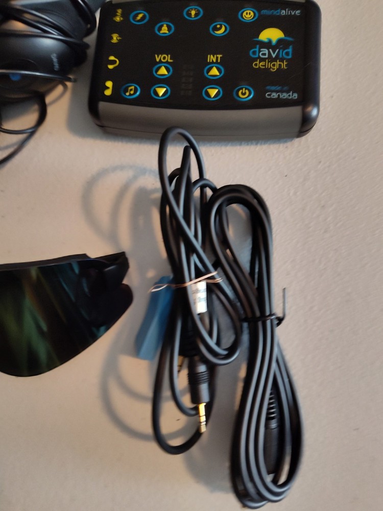 Mind Alive David Delight Light & Sound Therapy Machine TESTED Working