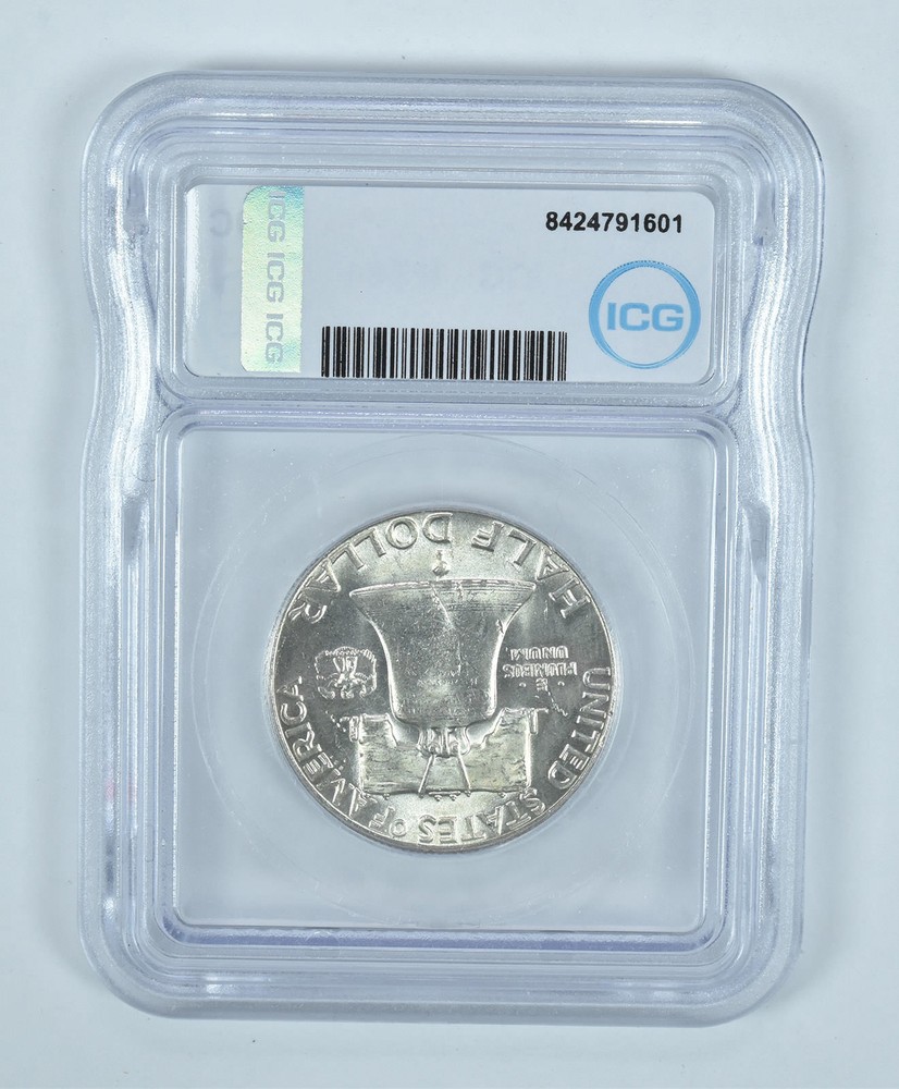 1950 Franklin Half Dollar MS64 ICG