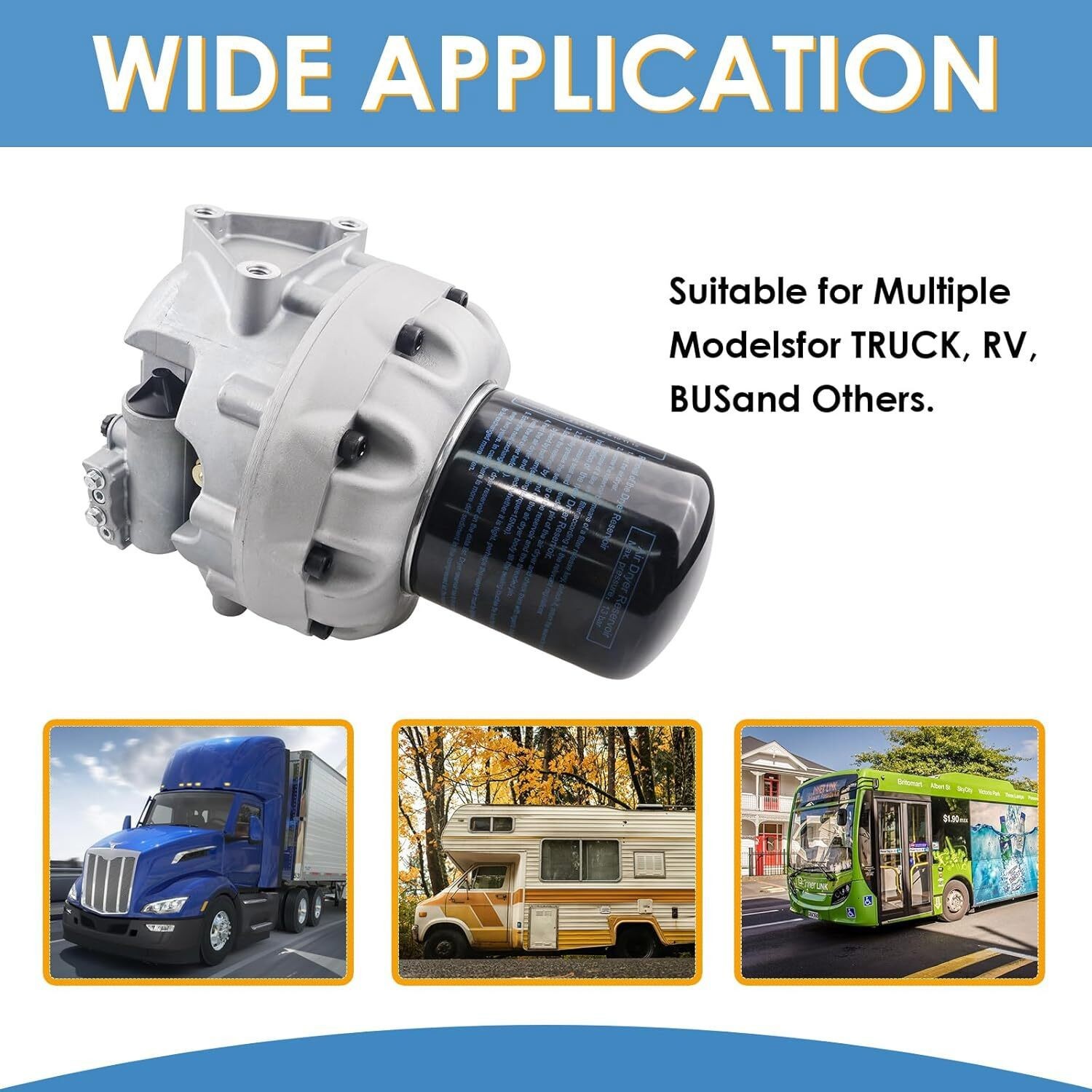 Air Dryer System Saver for Freightliner Cascadia Wabco 4324711010