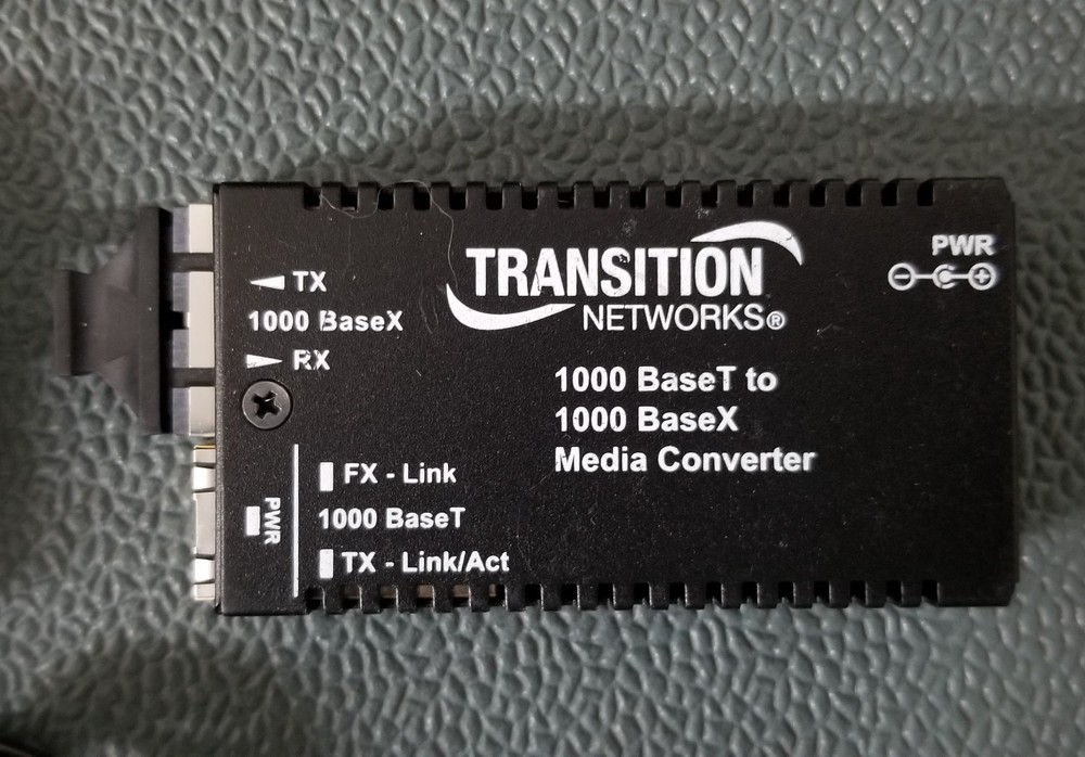 Transition Networks - M/GE-T-SX-01 + POWER SUPPLY