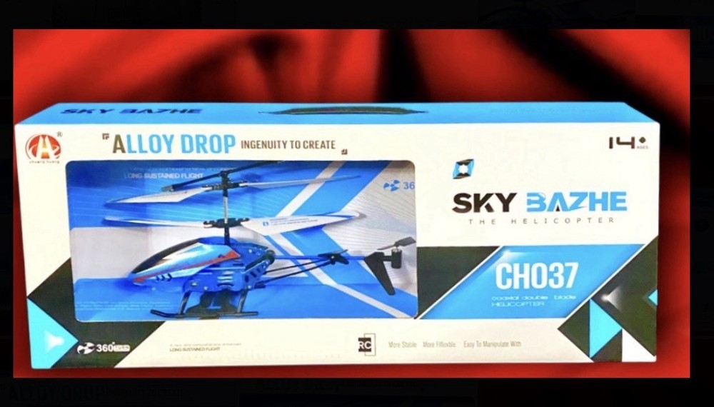 Sky BAZHE 360° Eversion Rechargeable Helicopter Enhanced CHO37 Full 3D Flight