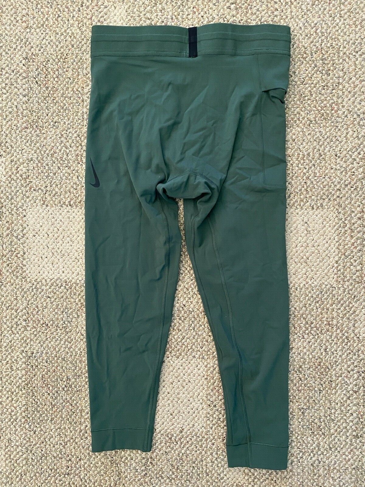 Nike Yoga Pants 3/4 Athletic Training or Base Layer Green CT1830 Men's 4XL
