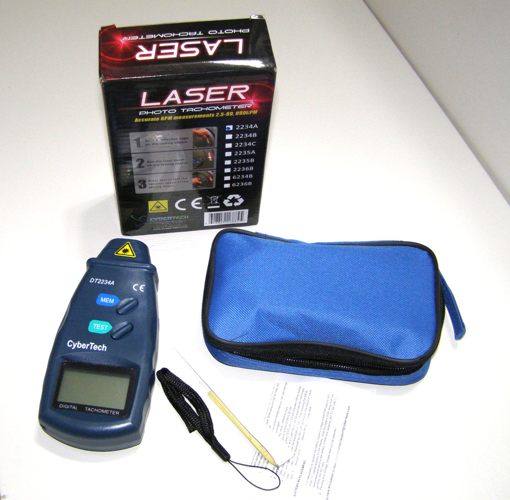 CYBERTECH LASER Photo Tachometer New!