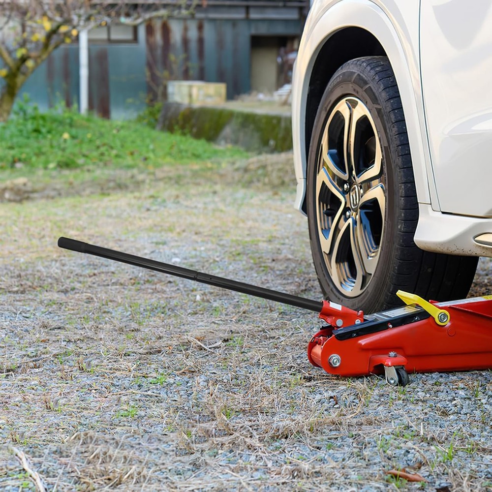 Mikikit Jack Handle, Floor Handle Horizontal Hydraulic Car Black