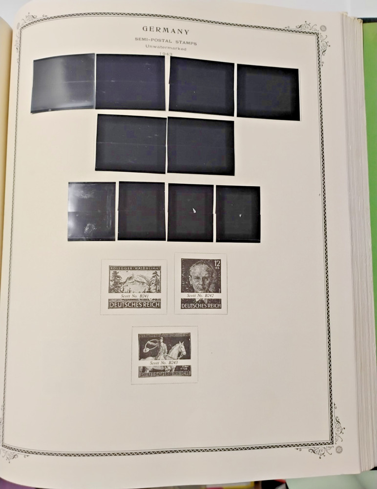 SCOTT GERMANY ALBUM, PART 1, 1868 - 1949