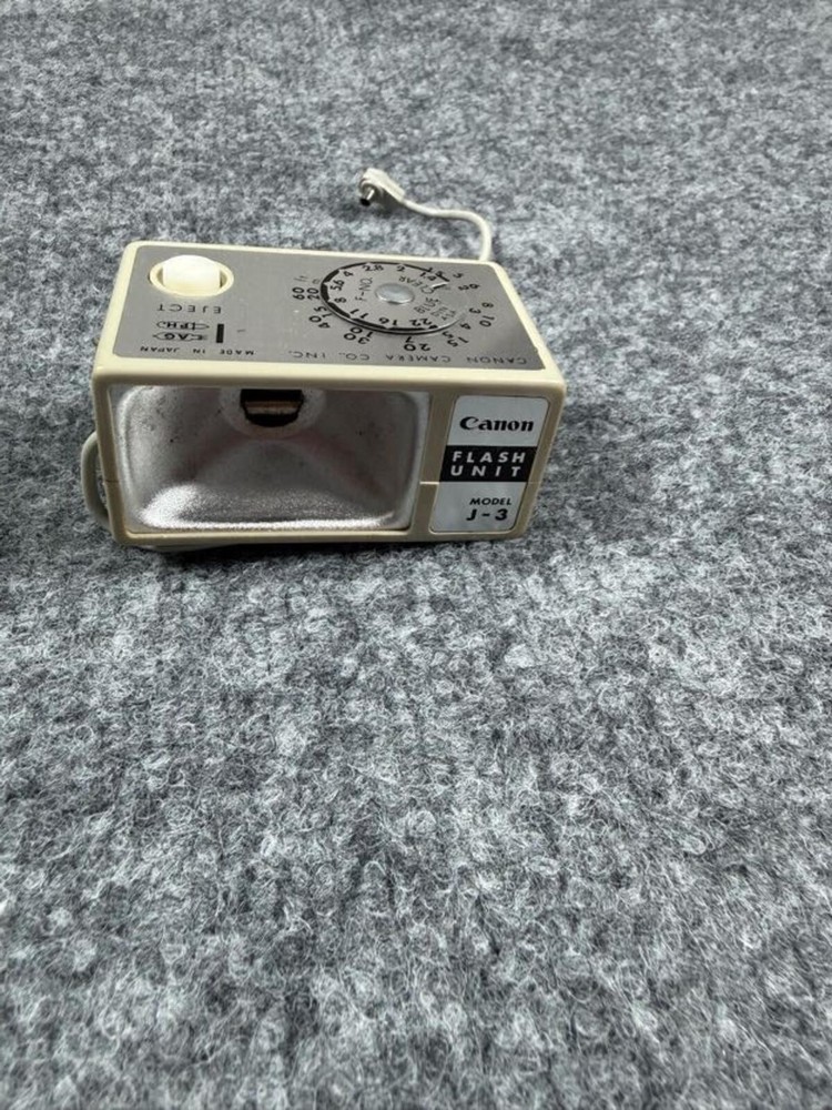 Canon Flash Unit J-3 Vintage Camera Flash