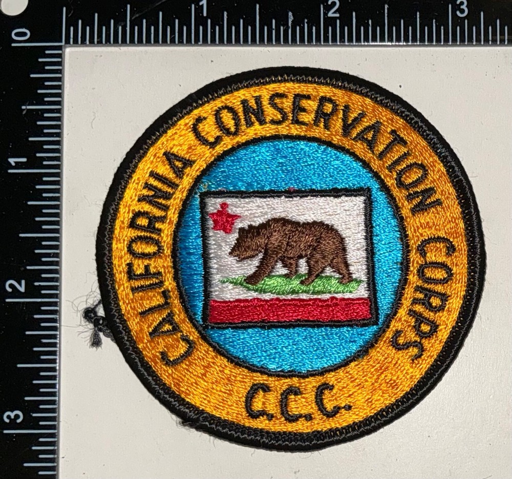 VINTAGE California Conservation Corps CCC SMALLER Patch