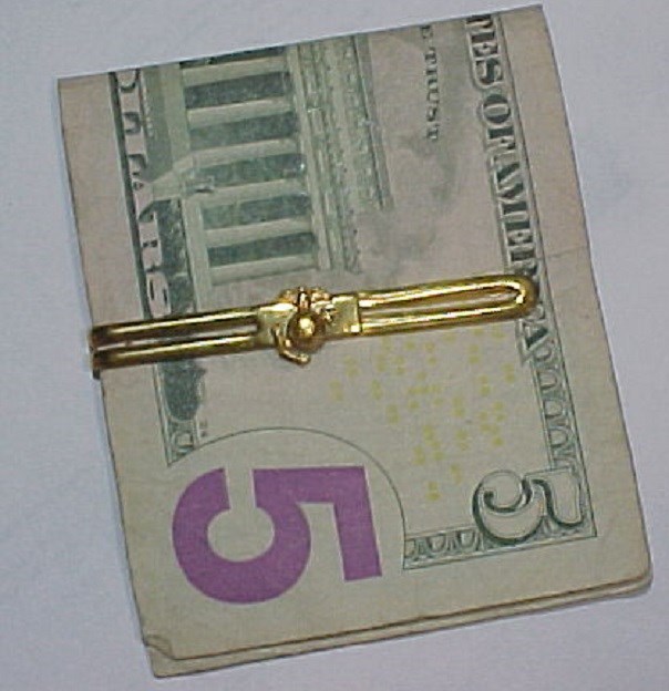 WW2 Marine Corps 37 Pattern EGA Sterling Money Clip - USMC