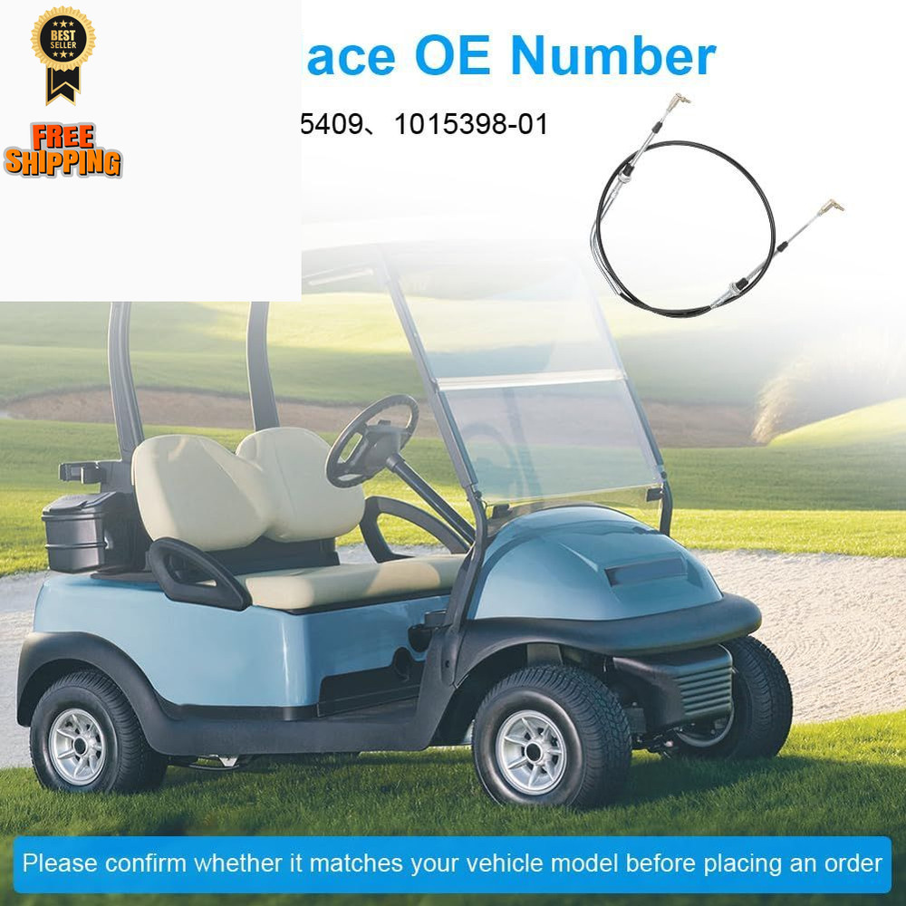 73" Golf Cart Forward and Reverse Transmission Shift Cable Compatible with...