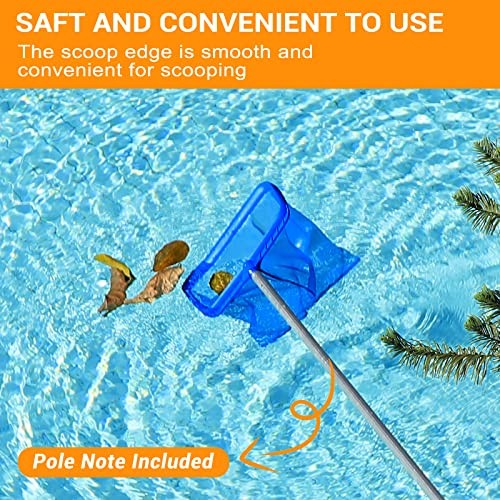 Pool Skimmer - Pool Skimmer Net without Pole, Swimming Pool Leaf Pool Rake-A