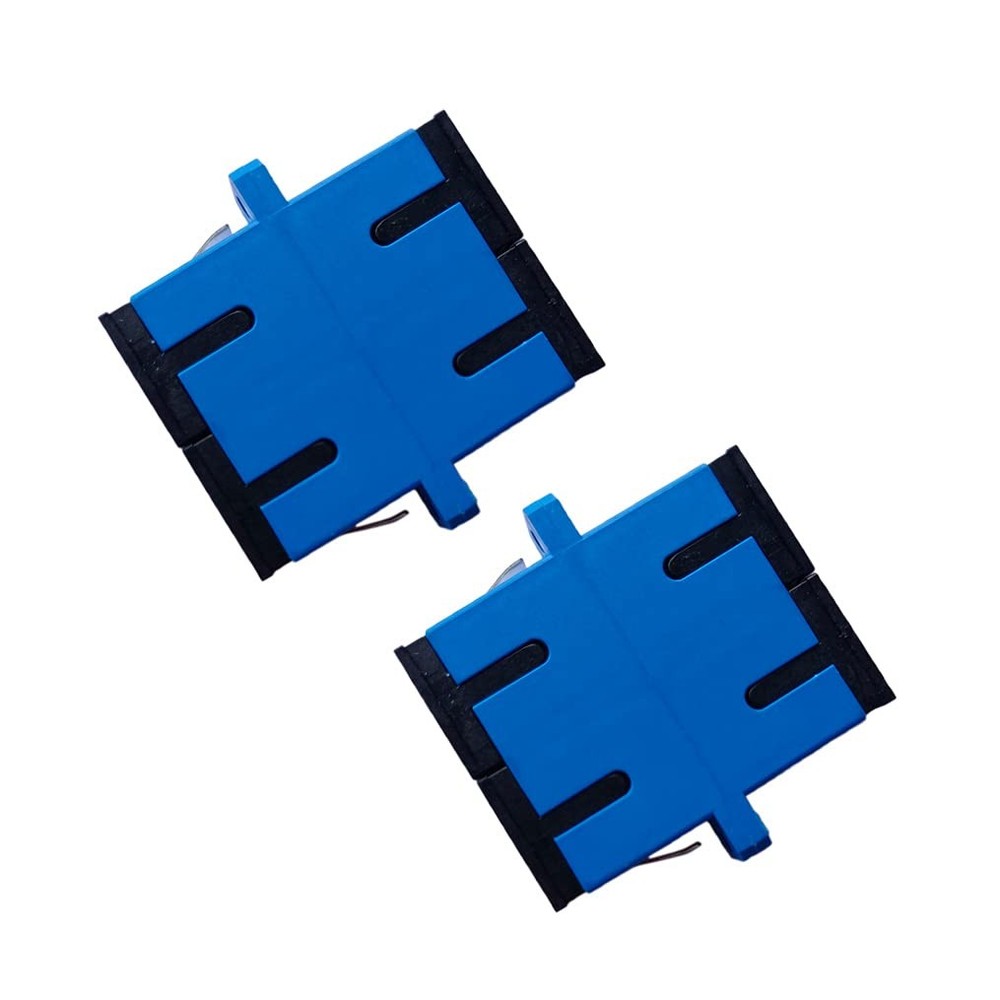 Fiber Optic Cable Adapter Coupler SC-SC Duplex Multimode 2 Pack
