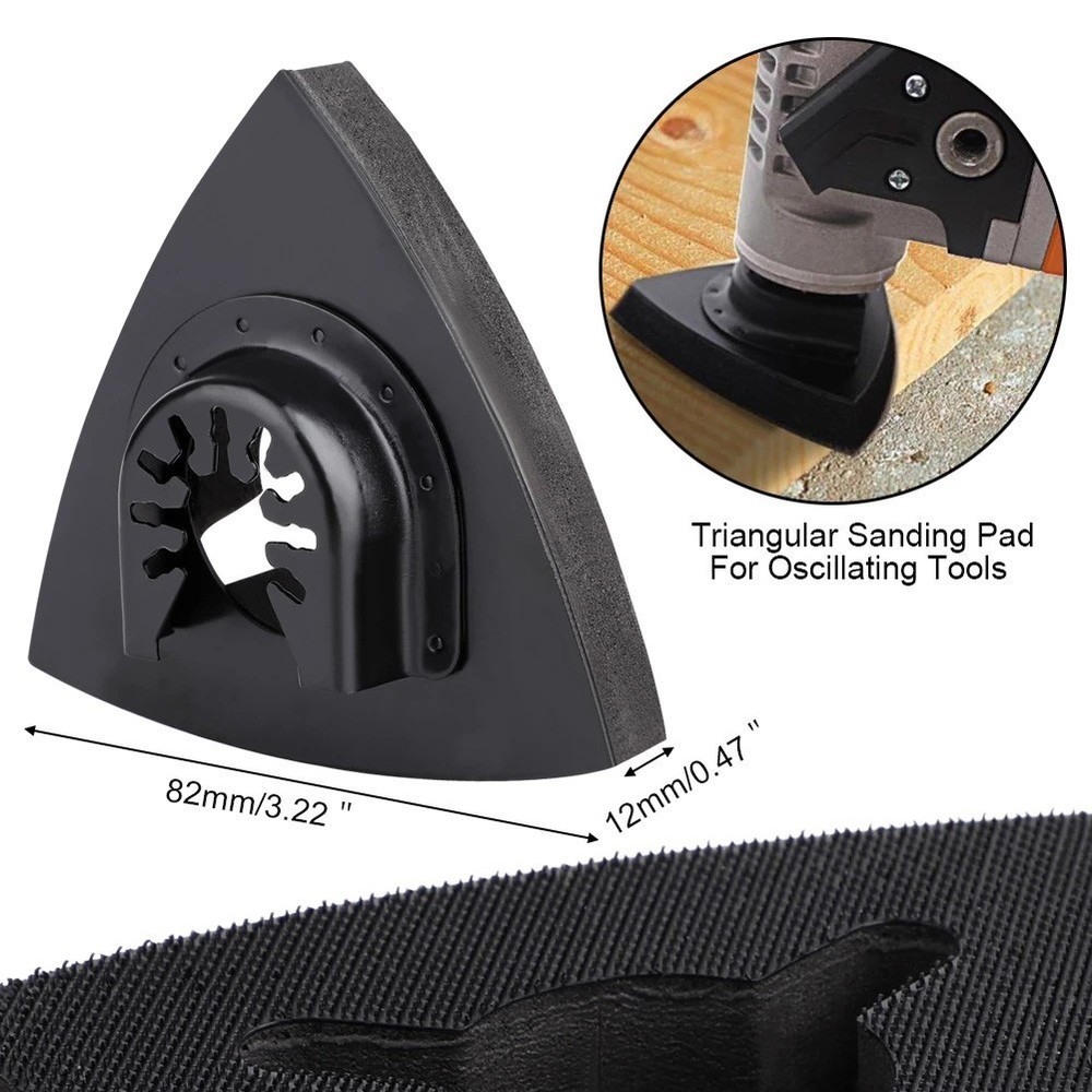 Triangular Sanding Pads Quick-Release Oscillating Tool For Craftsman-Multi