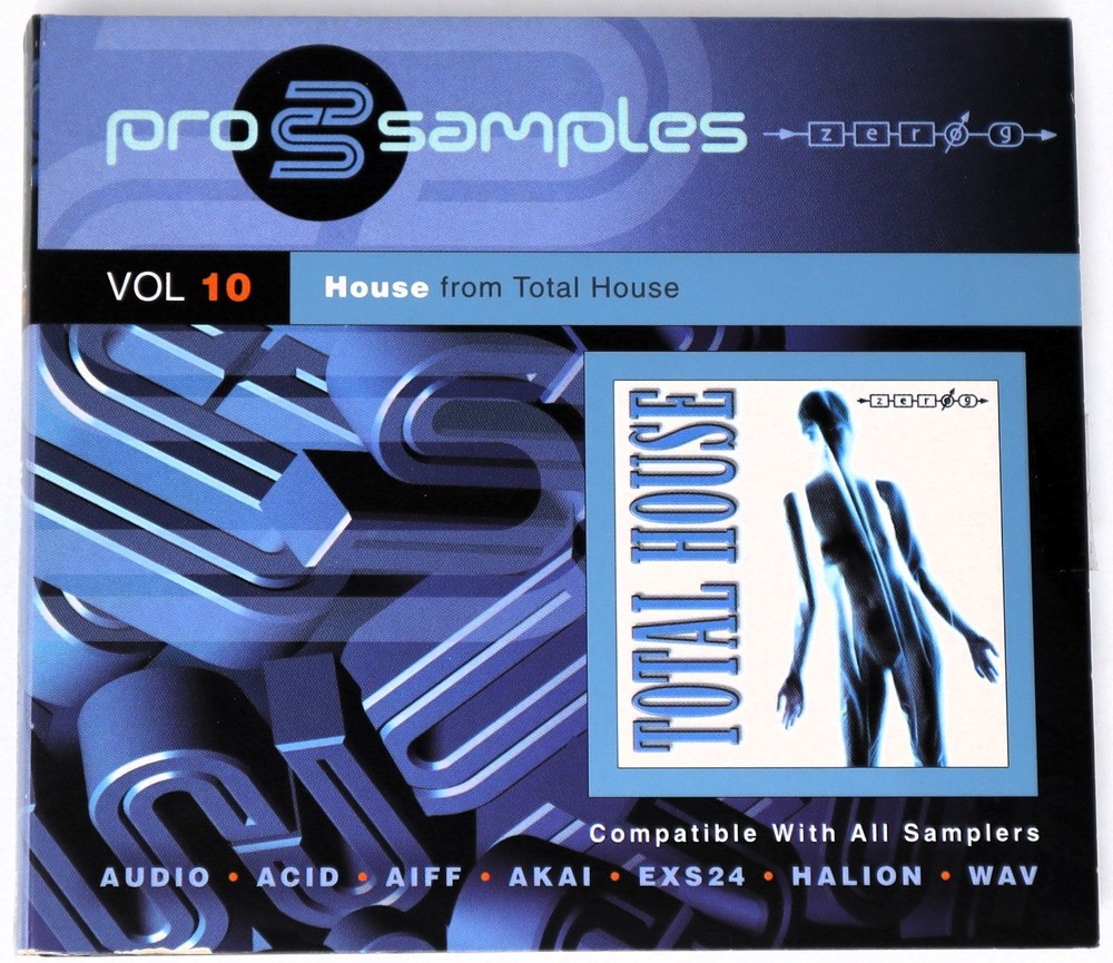Zero-G Pro Samples Vol.10 House Sample Library/Sound Library/Sampling Double CD