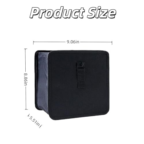 Foldable Hanging Car Trash Can, Large Capacity Waterproof Bag, Leakproof