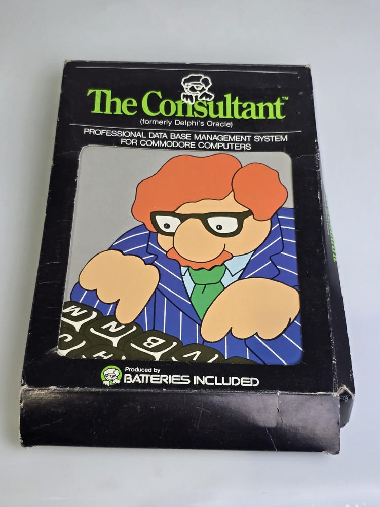 The Consultant Database Data Base Management program for Commodore 64